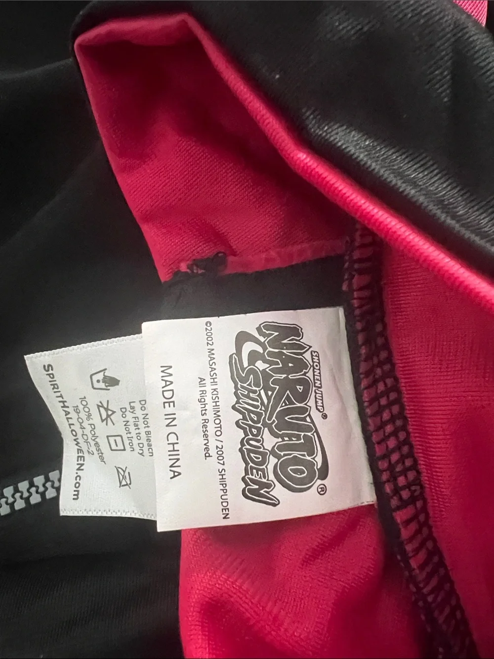 Kids Black Jacket with Pink Accent - Zipper Front